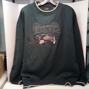 Croft & Barrow, Golf Sweatshirt Dark Green